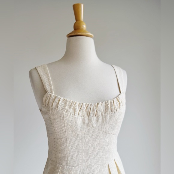 NANETTE LEPORE Ivory Textured Bustier Dress Size 2 - Picture 2 of 7